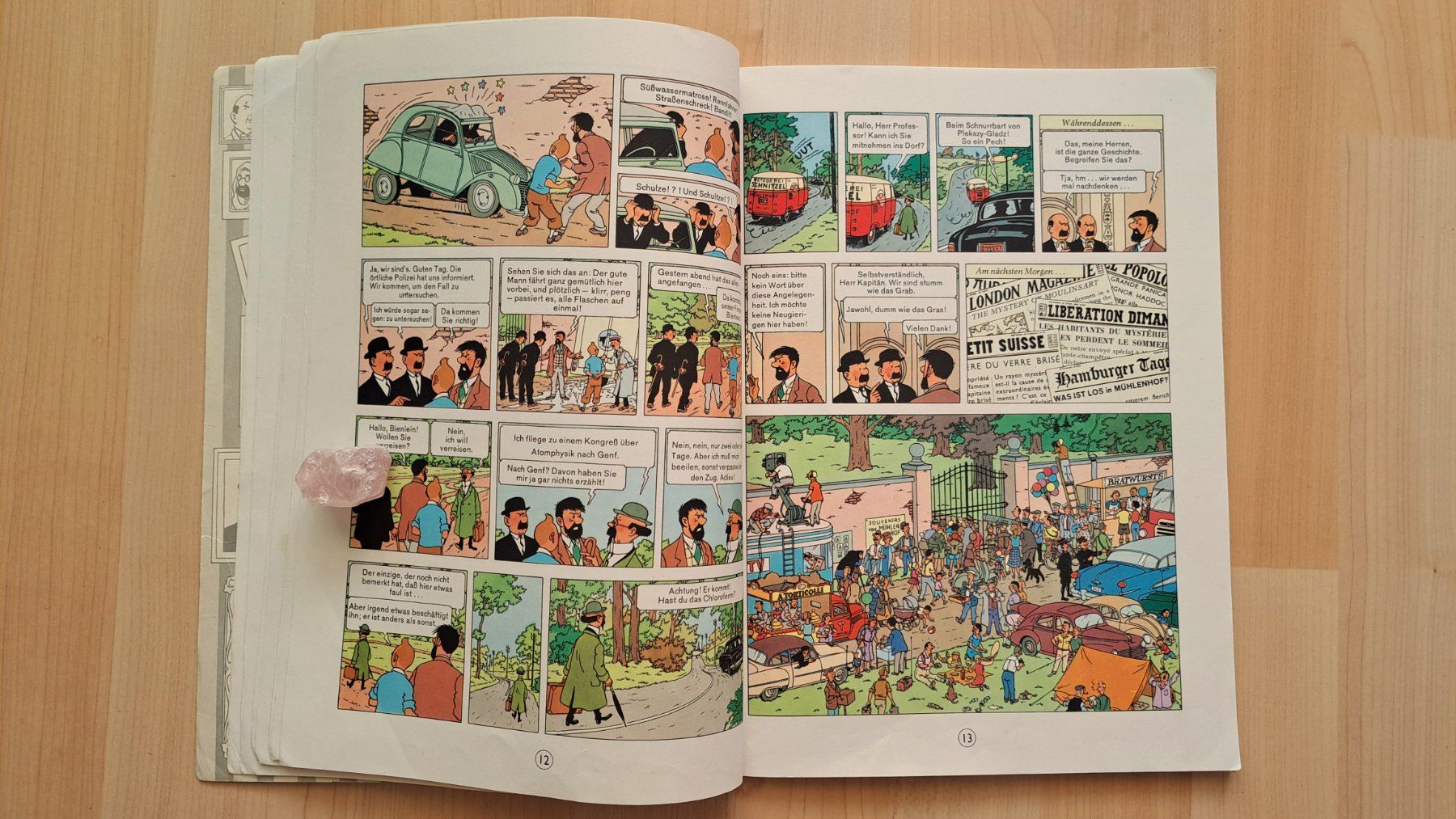 Comics: Tim und Struppi:  "Der Fall Bienlein" - 10.Auflage 1979 – Gebraucht aus Affoltern am Albis von saminou01 2