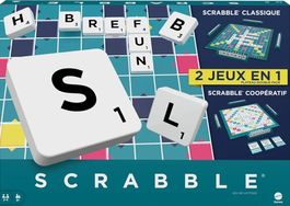 Scrabble 2 en 1: Classique + Coopératif, en français NEUF 