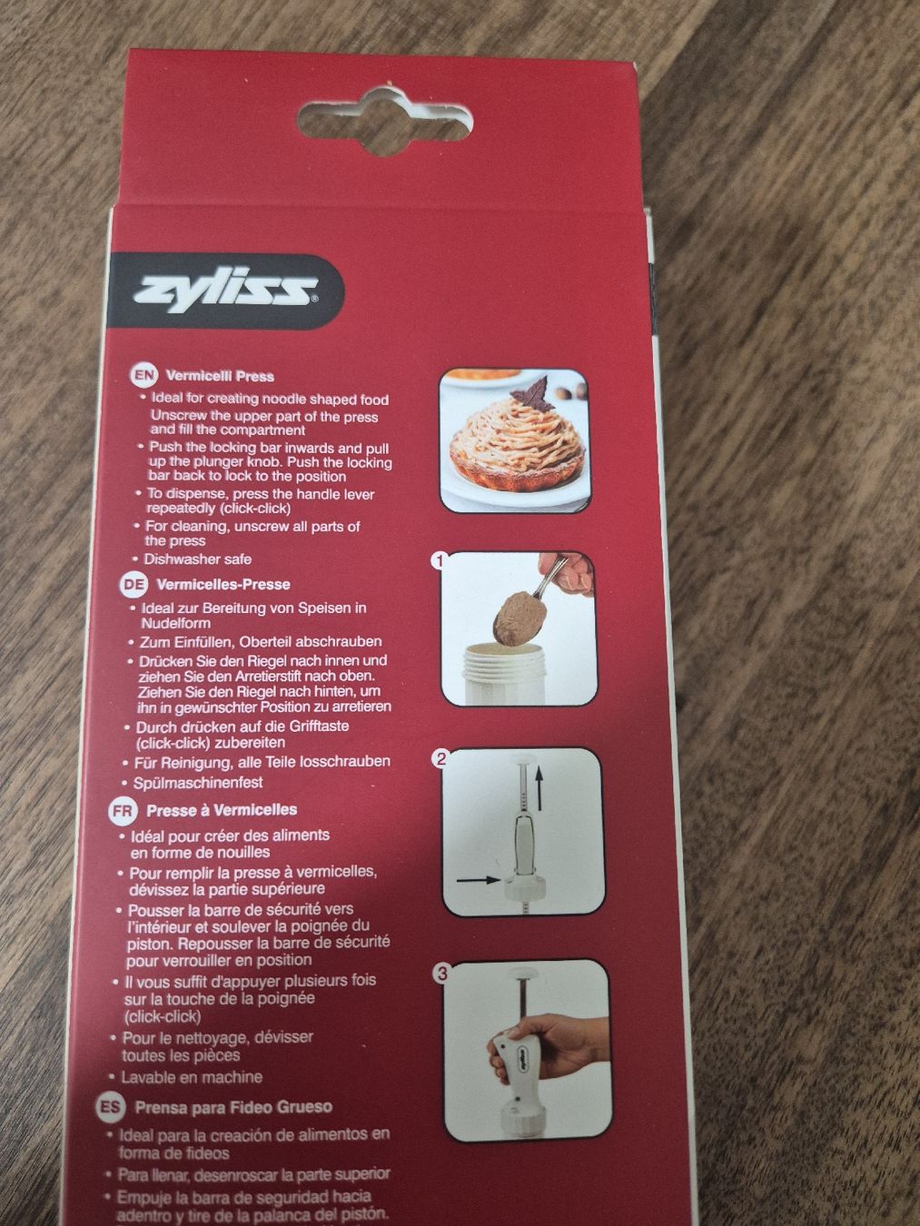 Zyliss Küchengeräte: Zyliss Easy Squeeze Vermicelli Press neu – Neu und originalverpackt aus Steffisburg von Mallekobold 1