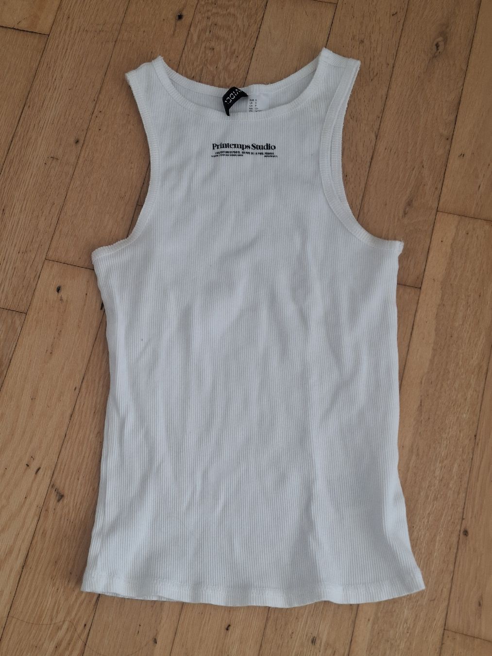 H&M Top: Tanktop von H&M "Printemps Studio" – Usato da Wetzikon ZH venduto da jesszs