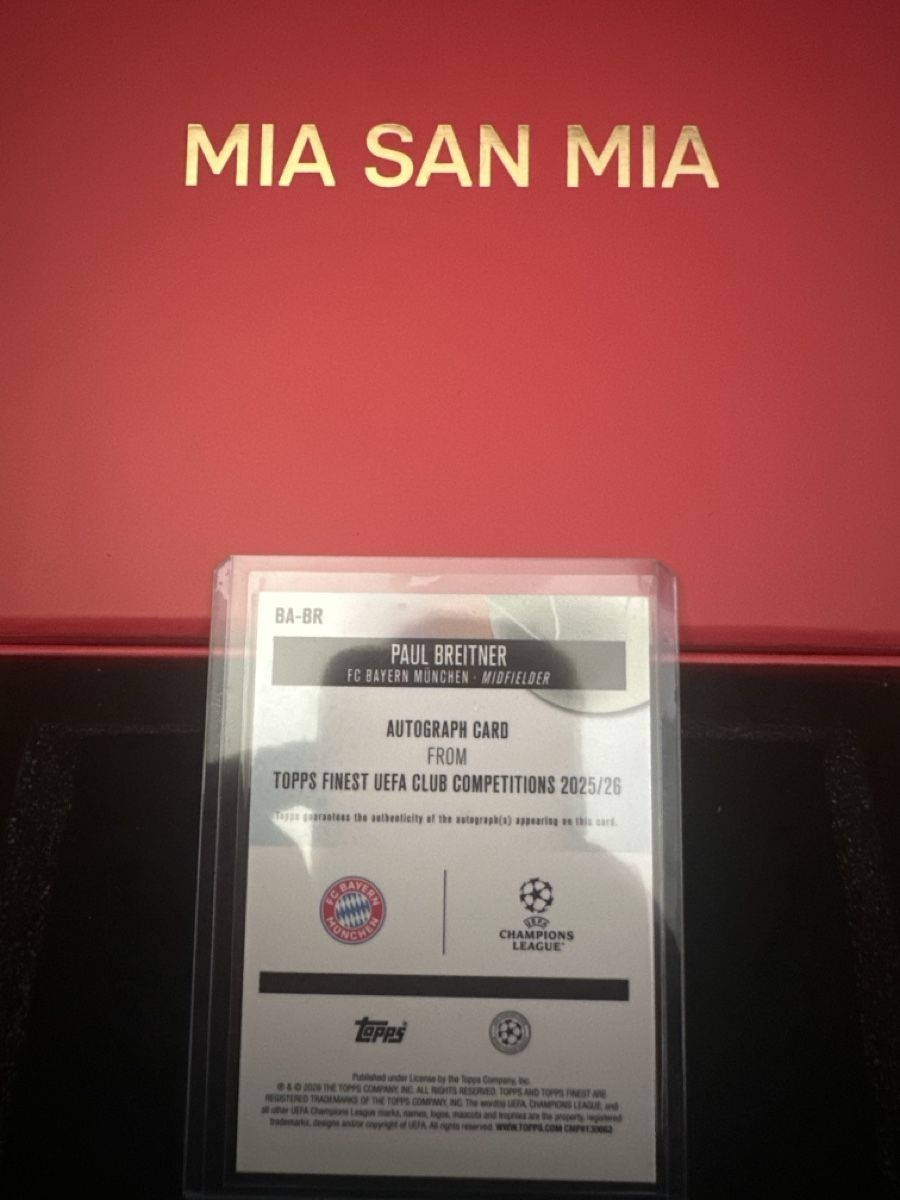 Topps Carte collezionabili: Paul Breitner Topps Ucc Finest Auto 47/99  – Nuovo (secondo la descrizione) da Frauenfeld venduto da aie_29gk 1