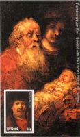 Block "Malerei. Rembrandt". Tongo.