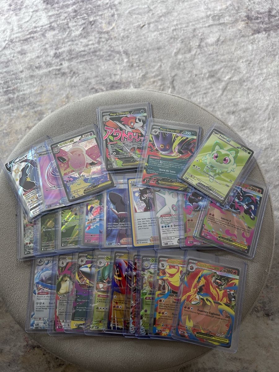 Pokémon Sammelbilder & Trading cards: Pokémon Karten Lot – Mega Evolution / Mega ex – Neu (gemäss Beschreibung) aus Bern von mar_p8lc