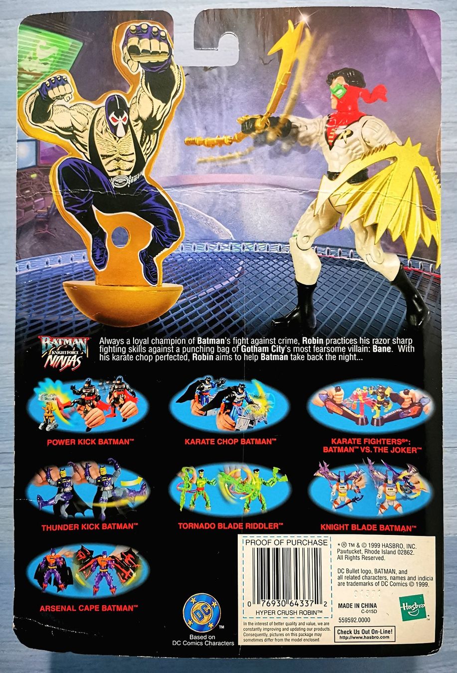 Hasbro Figuren: Robin Hyper Crush 1999 Sammelfigur Batman Knight Force DC – Neu und originalverpackt aus Rorschach von Actionvintage789 1