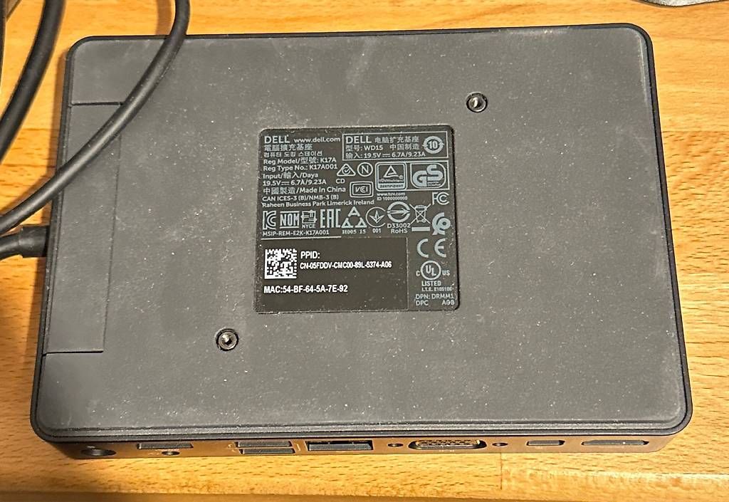 Docking station: Dockingstation Dell WD15 inkl. Netzteil – Usato da Aarau venduto da Slaxx