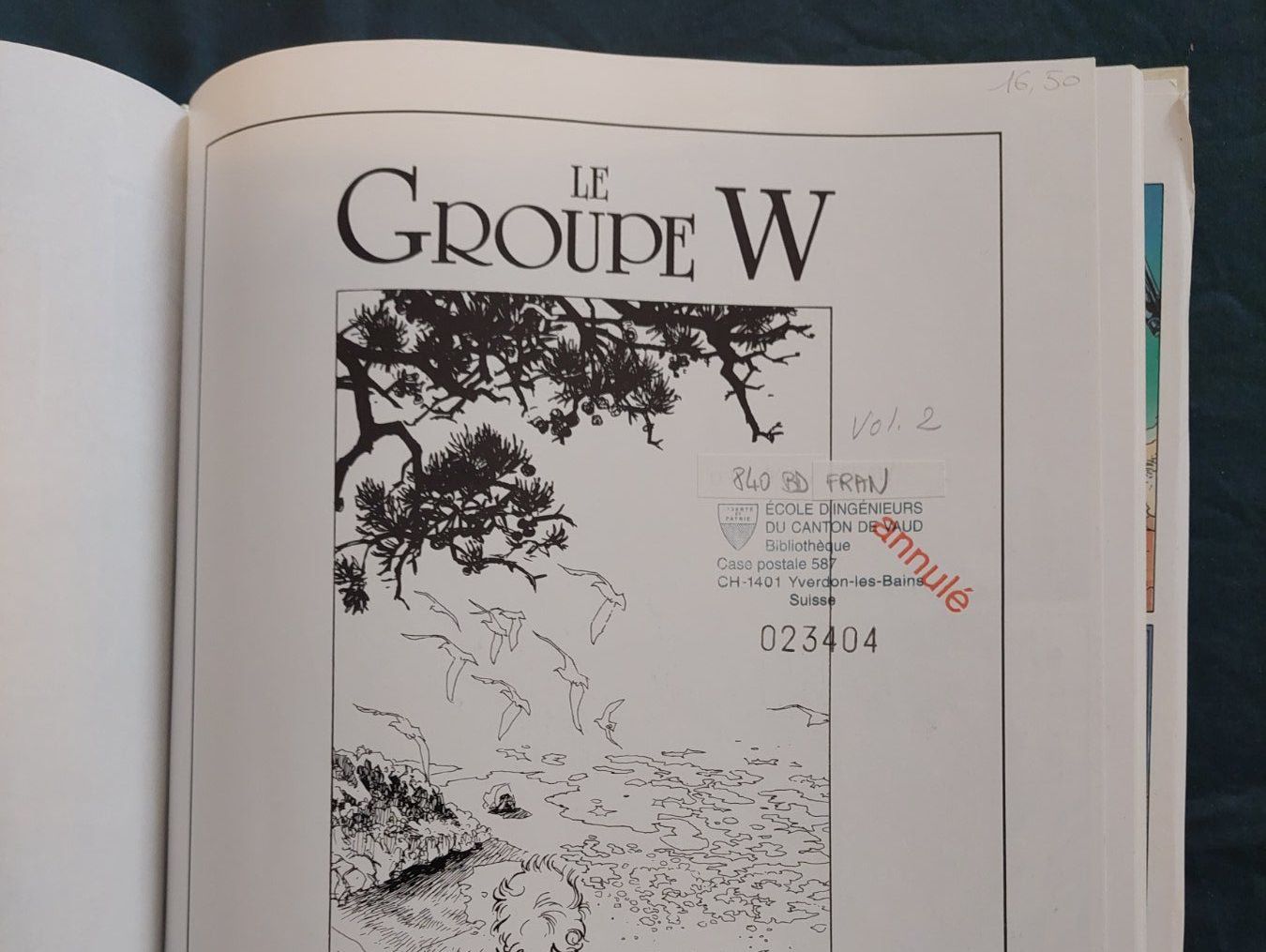 Fumetti: Largo Winch T.2 Le Groupe W / BE+ – Usato da Genève venduto da Blu_BD 1