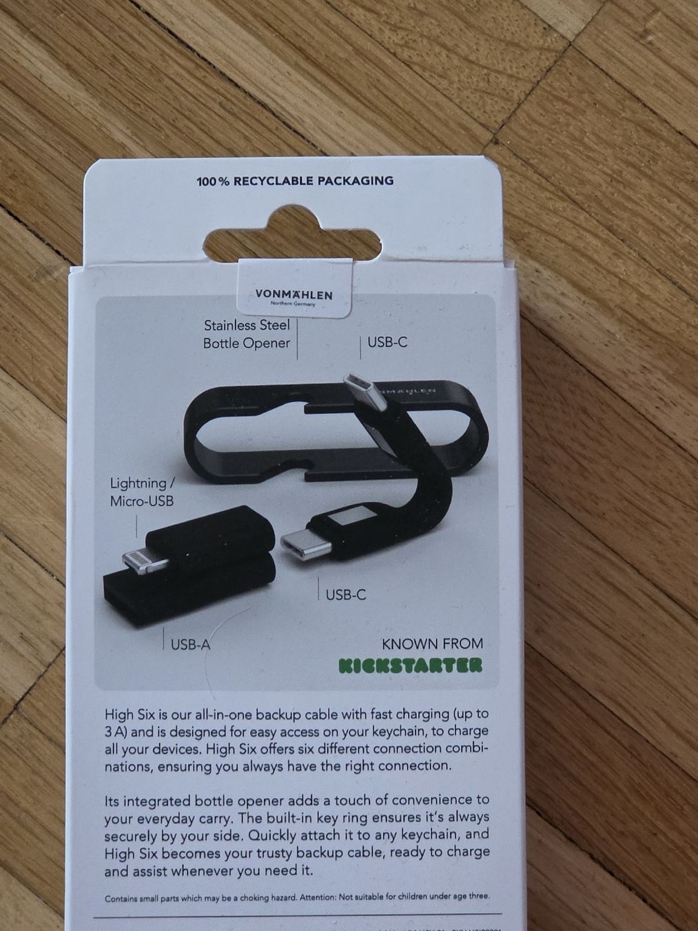 Cavi: VONMÄHLEN HIGH SIX Backup Kabel neu – Nuovo e nell'imballaggio originale da Aesch BL venduto da immon 1