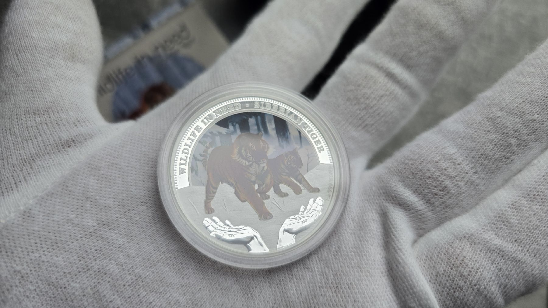 Alle Münzen: 1 oz Silber Tiger Wildlife in Need Proof Farbe 2012 – Neu (gemäss Beschreibung) aus Petit-Lancy von SilverCoinCoin 2