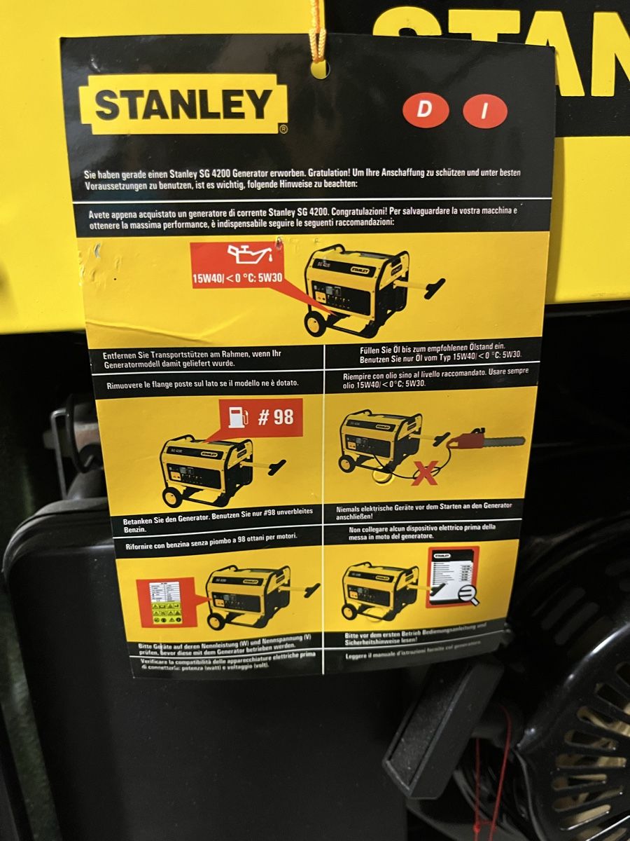 Stanley Generatori di corrente: Stromgenerator – Nuovo e nell'imballaggio originale da Lupsingen venduto da MaCoE 5