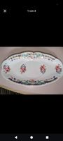 Vintage Servierplatte mit Rosenmuster, Top Zustand, Limoges
