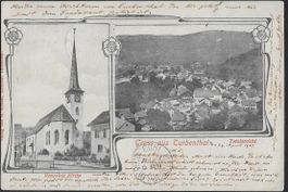1903 AK TURBENTHAL zwei Ansichten attraktiv selten ab 1.-