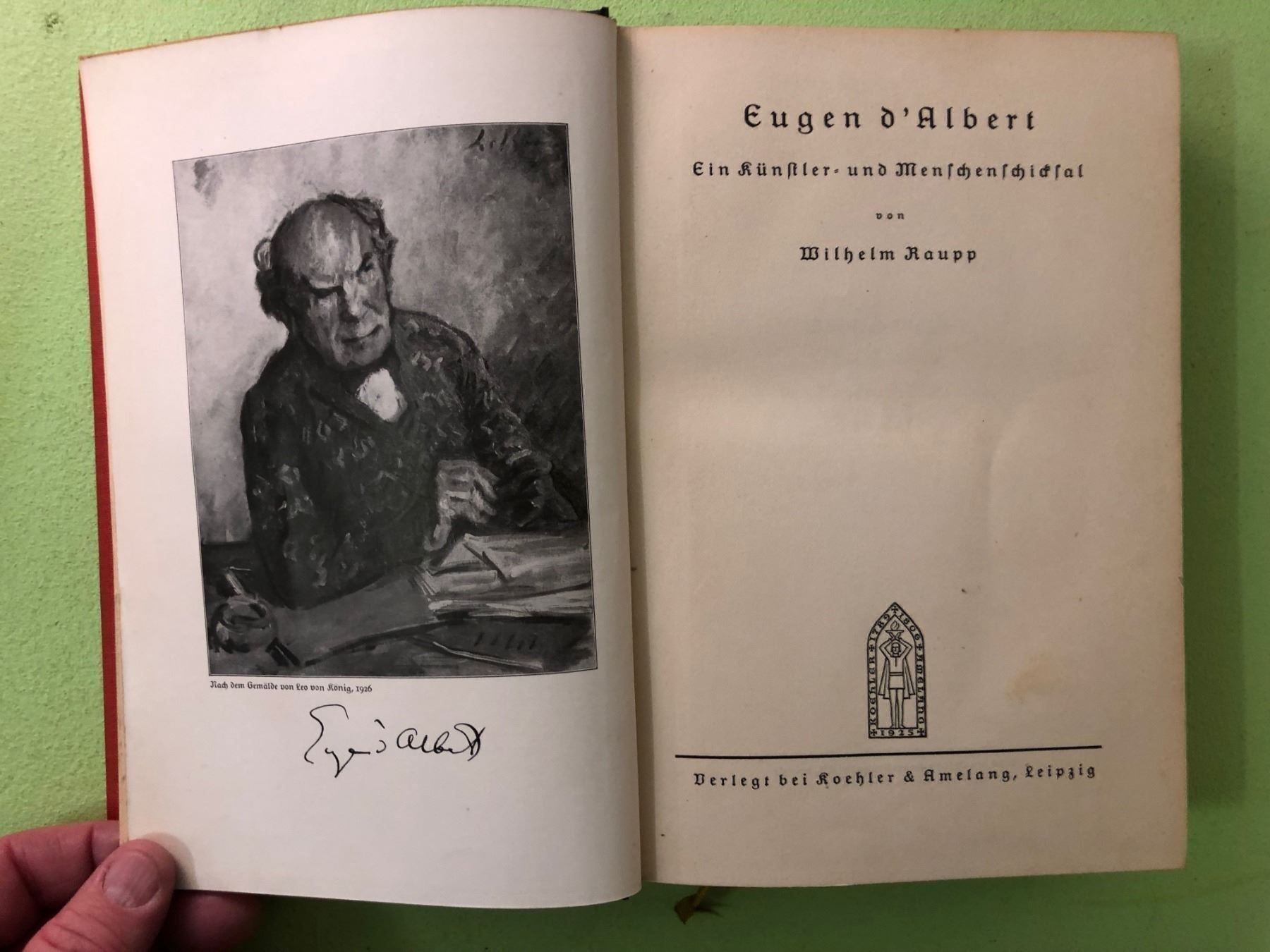 Libri: Wilhelm Raupp:  Eugen d'Albert – Usato da Zürich venduto da allp 1