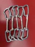5x Climbing carabiners DMM 12 cm sling - Perfect for summer