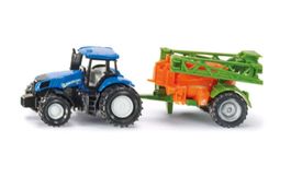 Traktor New Holland mit Feldspritze, Siku 1668, neu