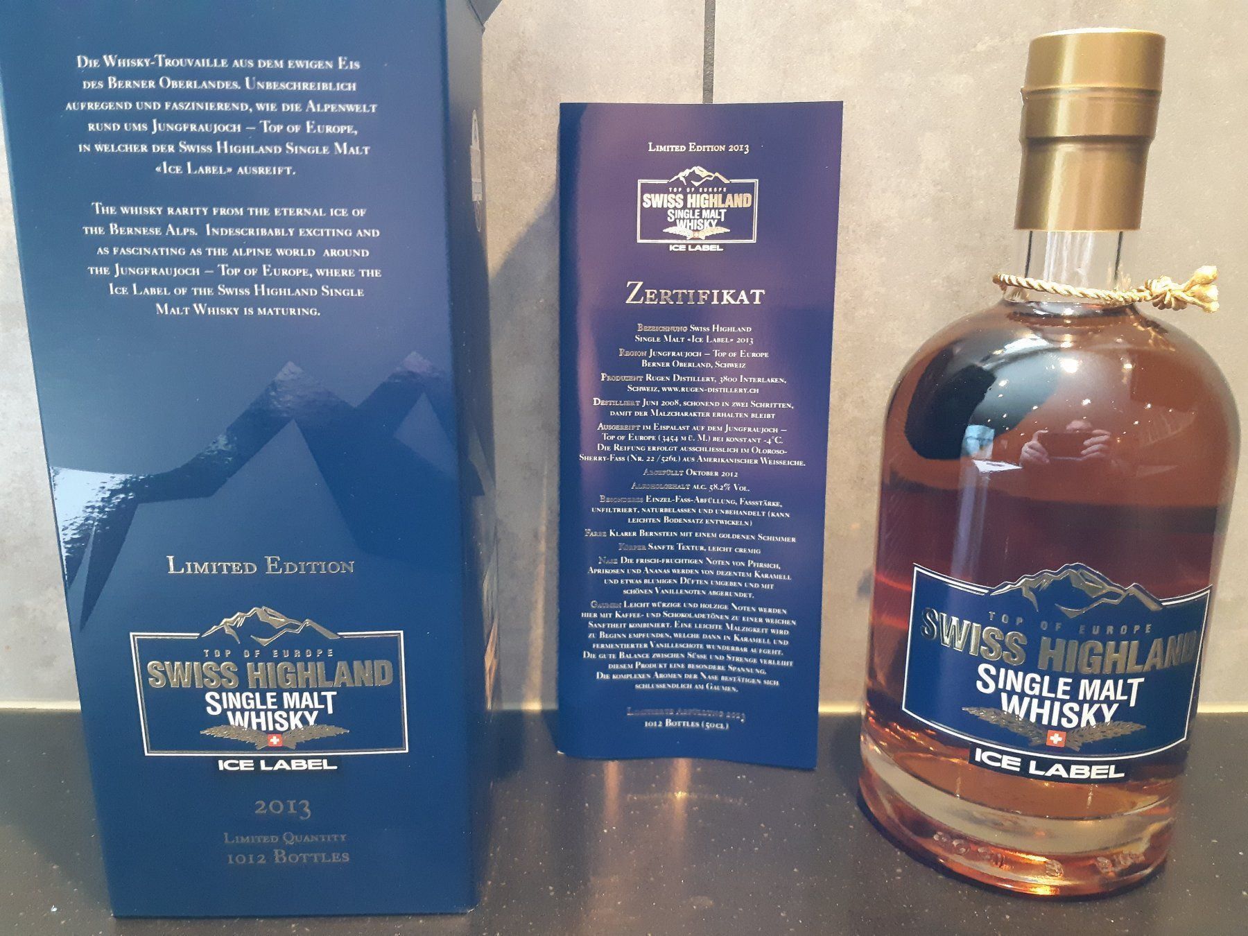 Bevande alcoliche: Swiss Highland "Ice Label" 2013 Limit. – Usato da Grindelwald venduto da carro5