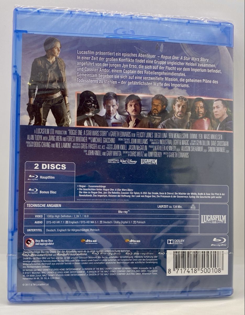 Tutti i DVDs: Star Wars Rogue One - Blu-Ray  - Neu & OVP – Usato da Zürich venduto da m7lx 1