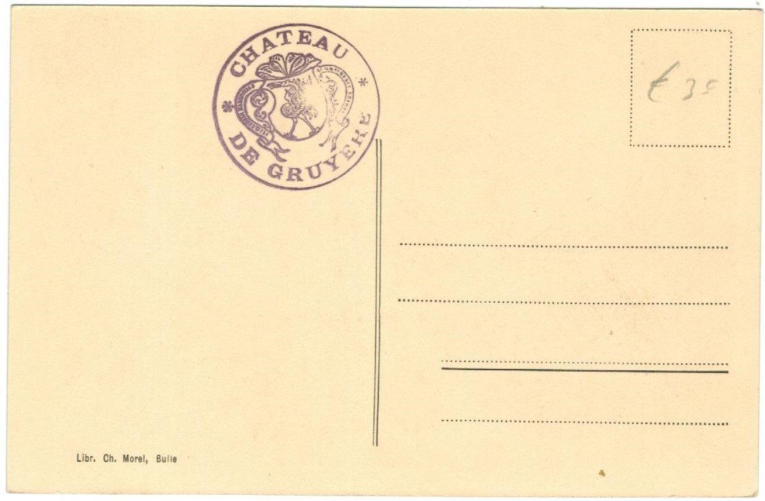 Cartoline postali: AK Gruyères la rue – Usato da Zürich venduto da Tolima194 1