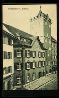 Rheinfelden, Strassenpartie mit Rathaus
