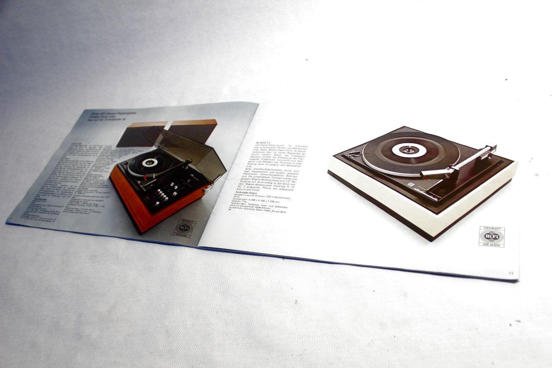 Philips Tourne-disques: Original Katalog: PERPETUUM EBNER Komplettes Programm, 1971 – D'occasion à Bern par Vitaneuf 1