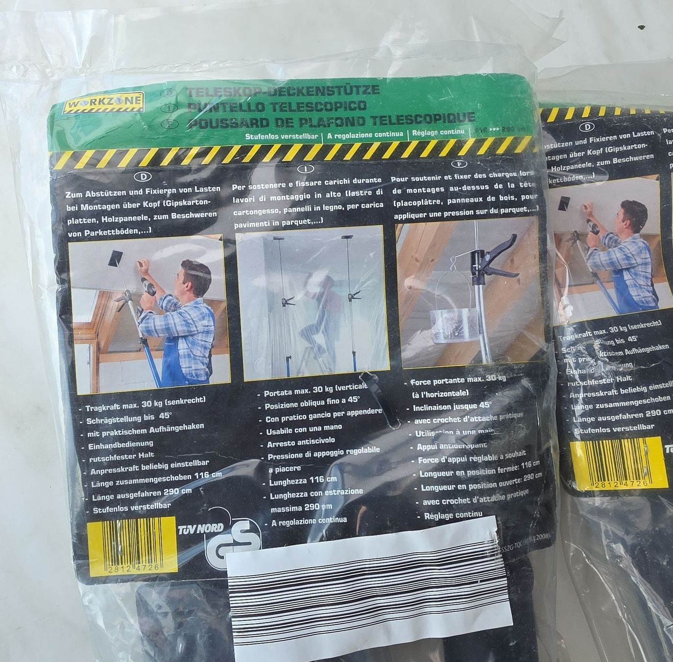 Tutti gli attrezzi: Telescopic Ceiling Support Props - New for DIY Projects – Nuovo e nell'imballaggio originale da Hinwil venduto da Ehretstock8