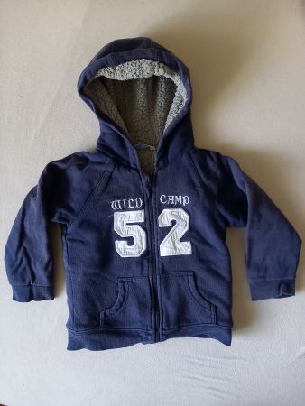 Dickes Kapuzen Jäckchen / Sweatjacke Gr. 92 Winter