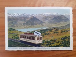 ARB Arth Rigi Bahn beim Rigi Kulm Schwyz Ak Foto J. Gaberell