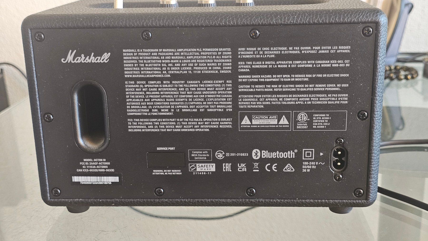 Marshall Casse acustiche: Marshall Acton III Bluetooth Lautsprecher schwarz – Usato da Zürich venduto da tomcat666 3