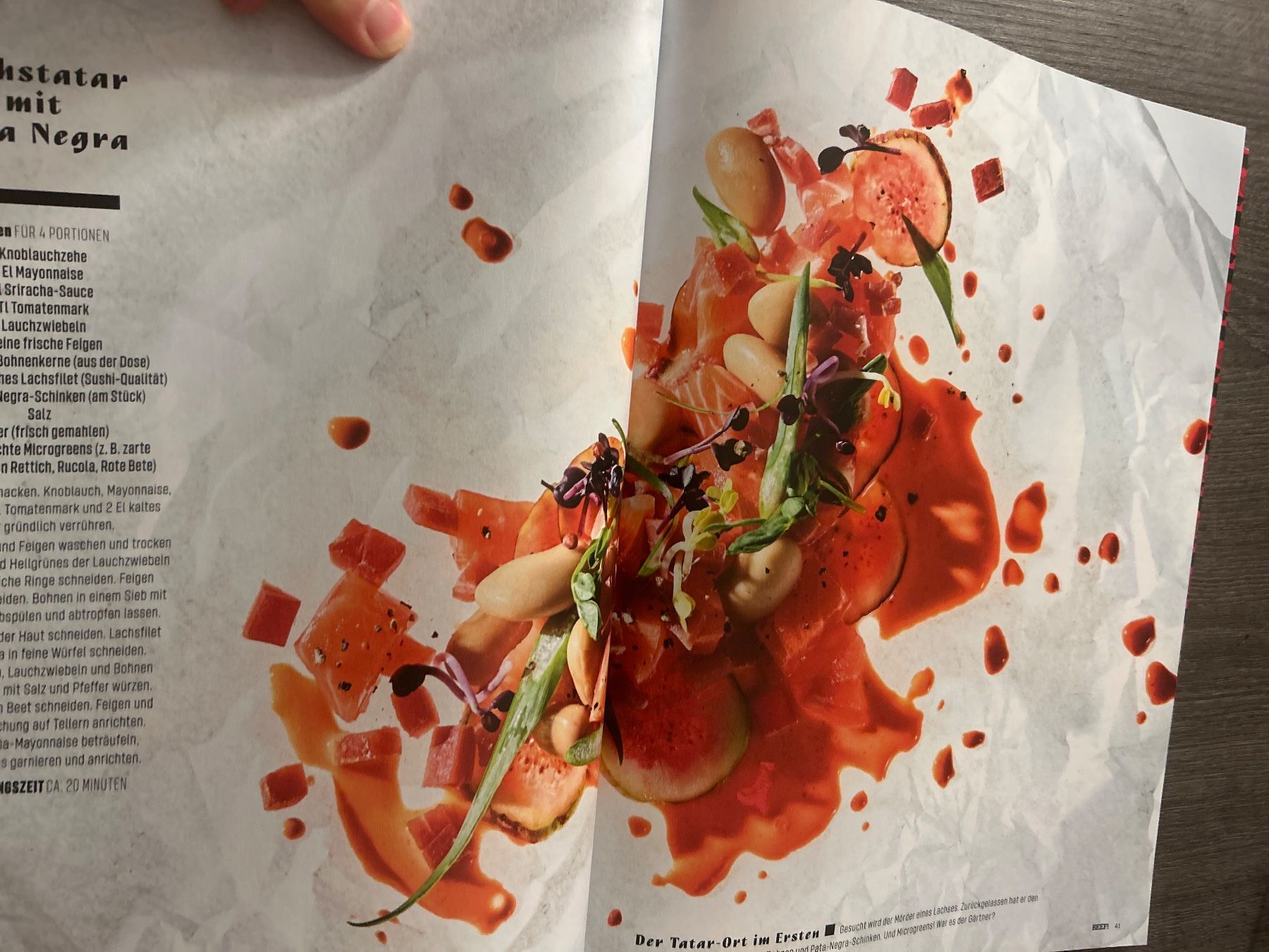 Riviste & Magazine: BEEF MÄNNER KOCHEN ANDERS Magazin Ausgabe 77 – Usato da Zollikerberg venduto da Lukem01 1
