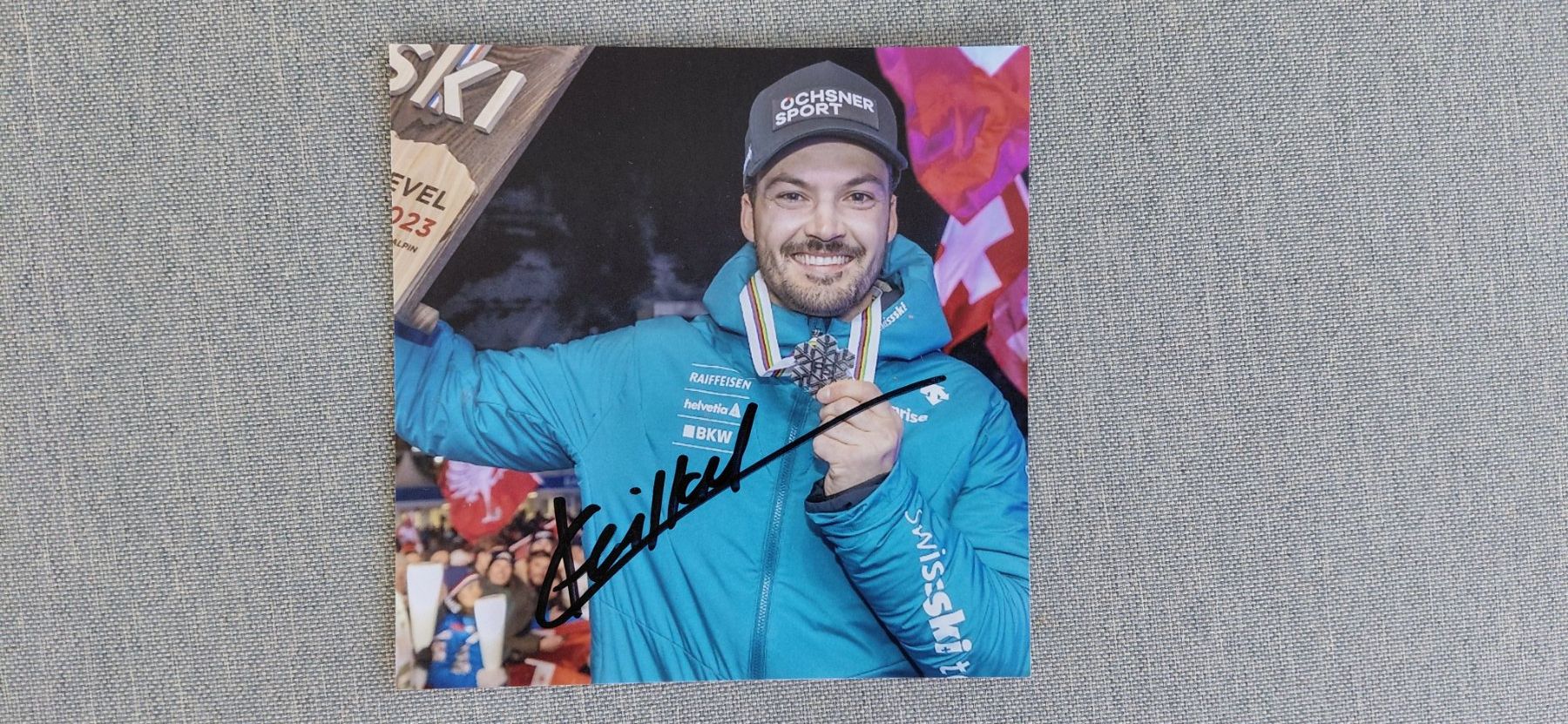 Autografi: Autogramm Loic Meillard – Usato da Schmerikon venduto da Olympia04