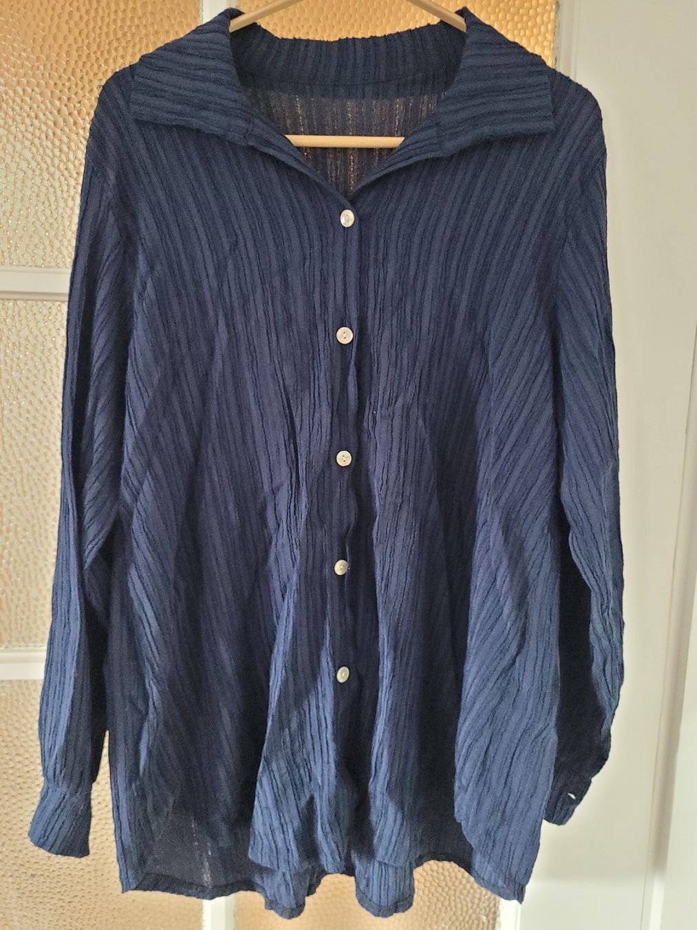 Hemden: VINTAGE PLISSÉEHEMD, Gr. M – Gebraucht aus Zürich von mer_6tqg