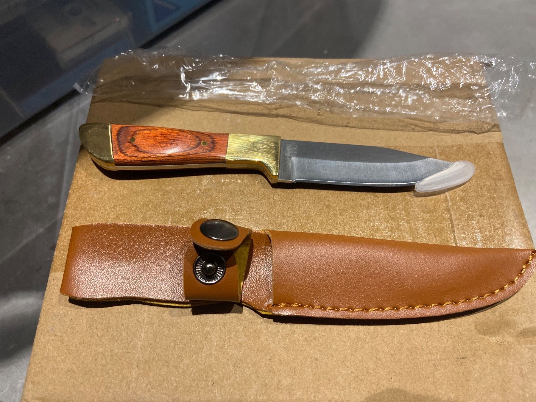 Coltelli: Haushalt Hand Gehackte Fleisch / Obst Messer  mit Etui! – Nuovo e nell'imballaggio originale da Seon venduto da Aaargauer01 7