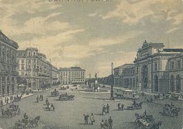 Zürich Bahnhof: Grosszügiger Bahnhofplatz (1871-1902)