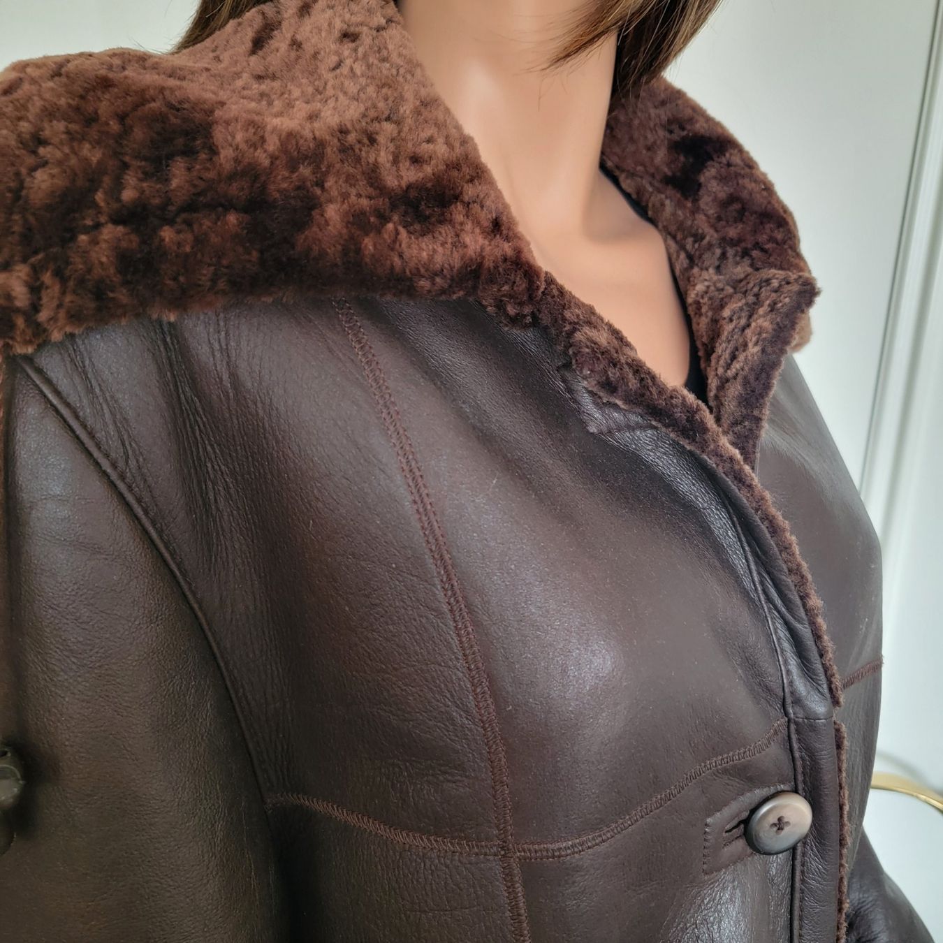 Cappotti: Designer Walbusch echtes Lammfell Mantel Gr. 22/44 – Usato da Zuzwil SG venduto da Cali67 3