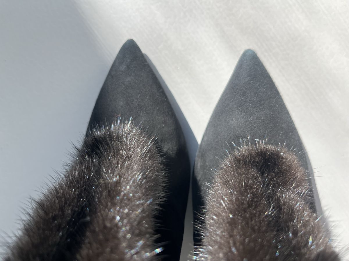 Scarpe da donna: Stiefeletten mit mit Nerzfell – Nuovo (secondo la descrizione) da Wattwil venduto da ann_m6sn 4