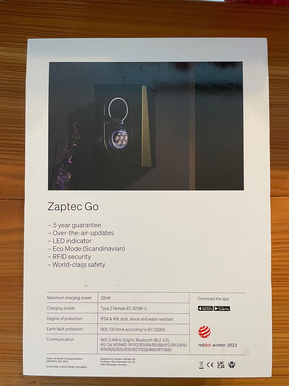 Batterie-Ladegeräte: Zaptec Go Wallbox Ladestation bis 22kW Tesla & Co. Typ 2 – Neu und originalverpackt aus Kreuzlingen von  3