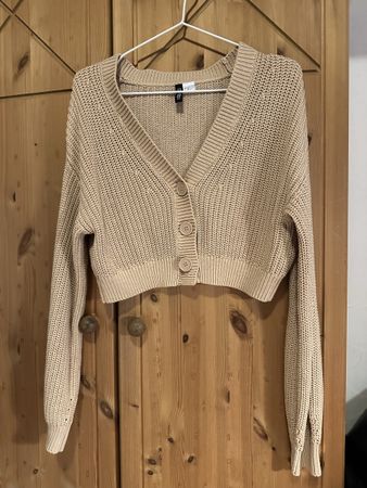 H&M Strickjacke Beige Gr. XS, Top Zustand