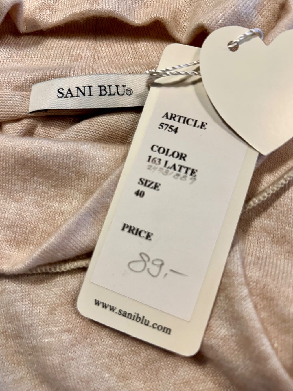Maglioni & Felpe: SANI BLU Pullover, Grösse 40, neu mit Etikette – Nuovo e nell'imballaggio originale da Oberhasli venduto da anzis 5