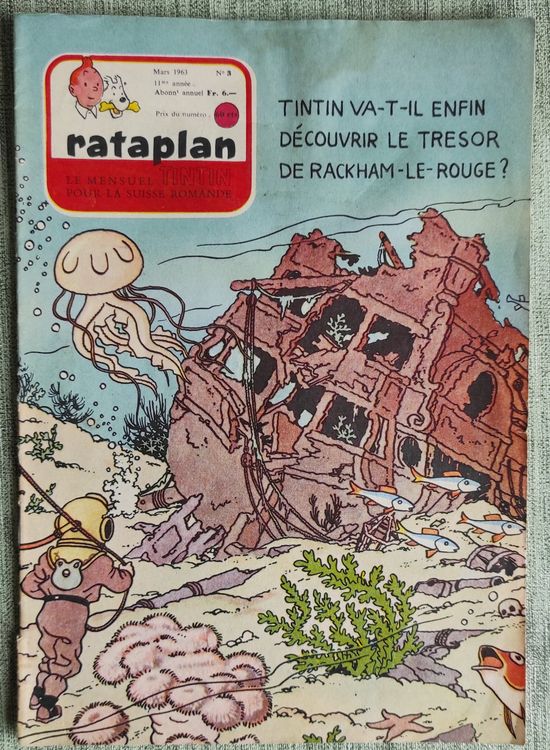 (Tintin) RATAPLAN ***1963 - No. 3*** Mensuel Suisse (Gebraucht) in Biel ...