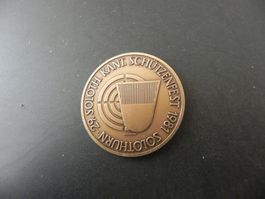 Medaille Solothurn Kantonales Schützenfest 1981