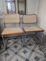2er Set gebrauchte Freischwinger Stühle, Vintage