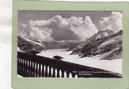 Jungfraujoch Berghausterrasse Blick g Aletschgletscher 1947