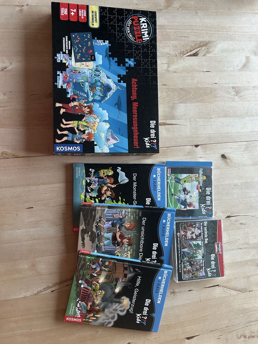 Puzzle: Die drei ??? Kids Puzzle, Bücher, CD – Usato da Oberriet SG venduto da loher01