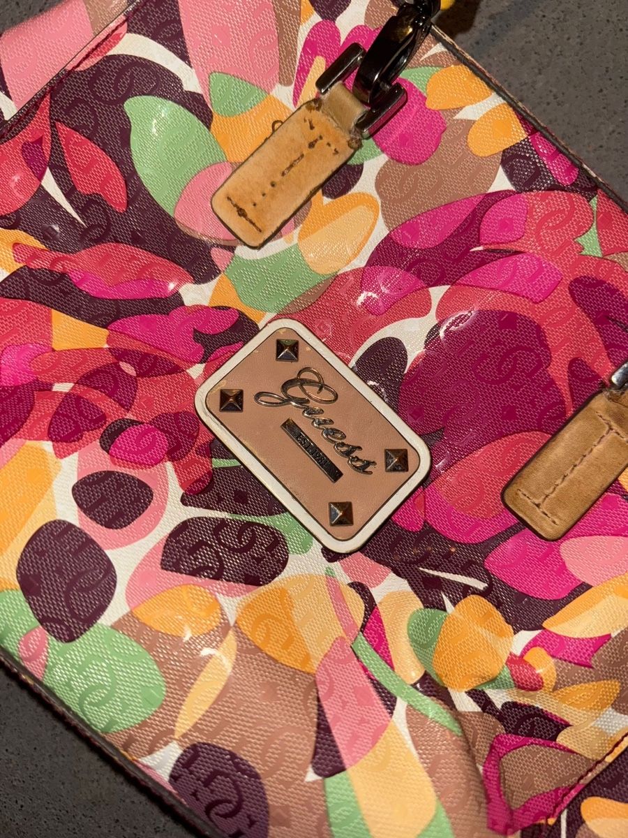 Guess Borse da donna: vintage guess bag multicolour – Usato da Oberhofen Thun'see venduto da 61archive 4