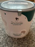 Miss Pompadour, Wandfarbe, Grau mit Leinen