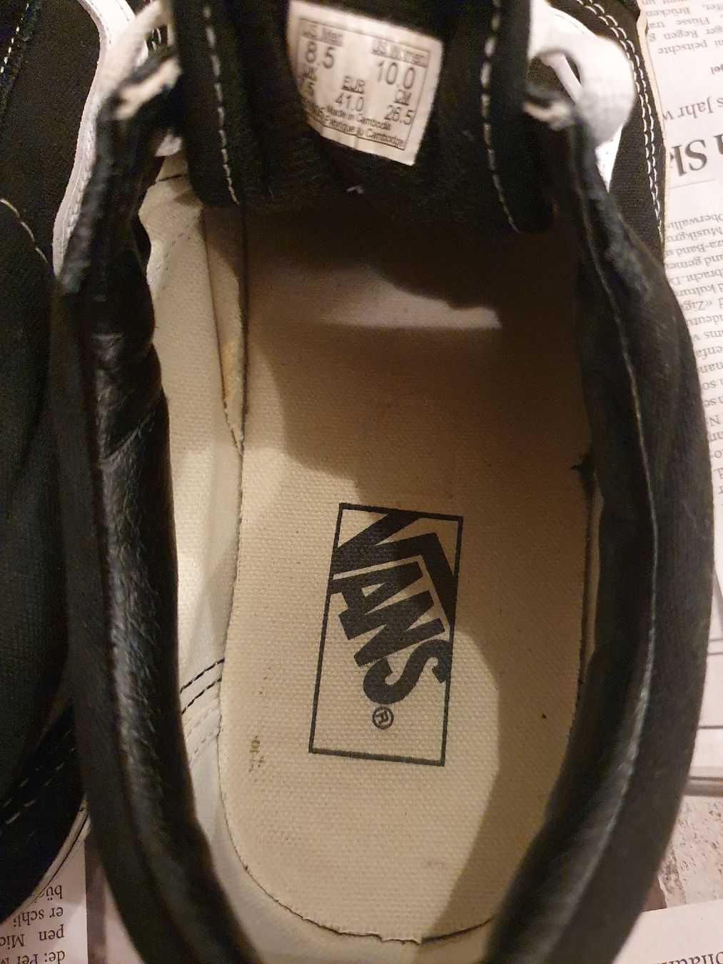 Vans Herrenschuhe: Vans Gr. 41 "Old Skool" Schuhe EUR41 – Gebraucht aus Glis von Shortbread_ 3