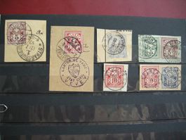 LOT ALTSCHWEIZ, SCHÖNE ZIFFERMARKEN VOLLSTEMPEL, AB 3.VI.85.