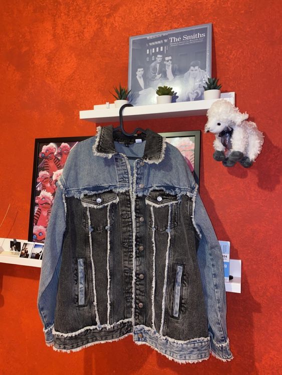 Oversized Jeansjacke denim H&M Kaufen auf Ricardo