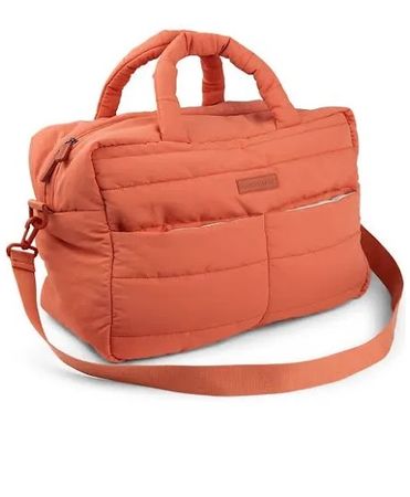 Sac bandoulière matelassé rose corail done bydeer