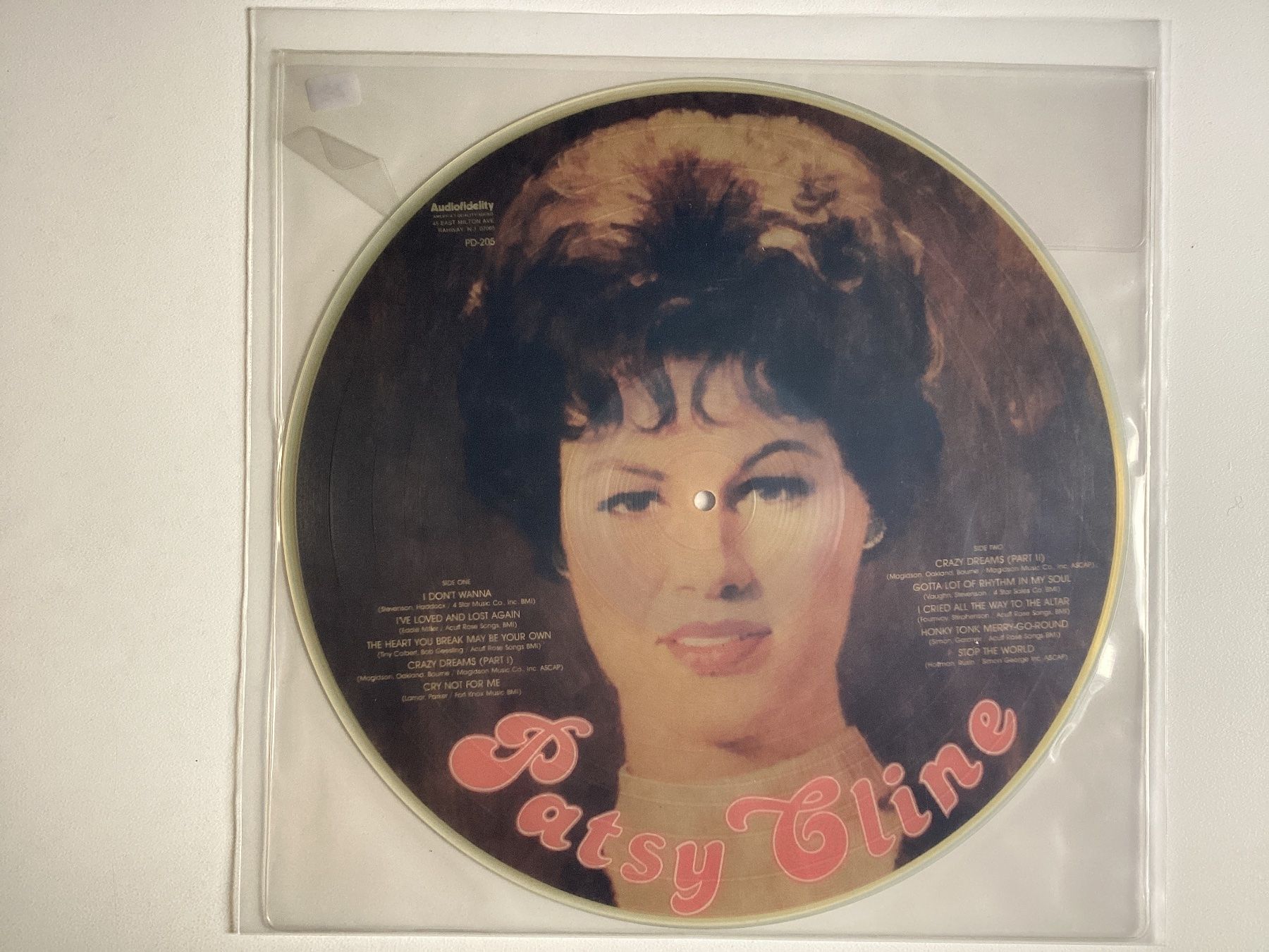 Schallplatten: Patsy Cline Picture-Disc-LP – Gebraucht aus Gutenswil von Hamzian