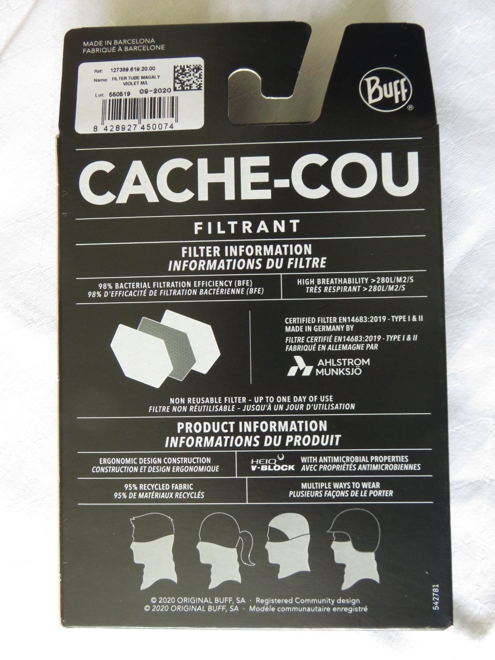 Sanitari: Buff Filter Tube – Nuovo e nell'imballaggio originale da Susten venduto da Enzian3925 2